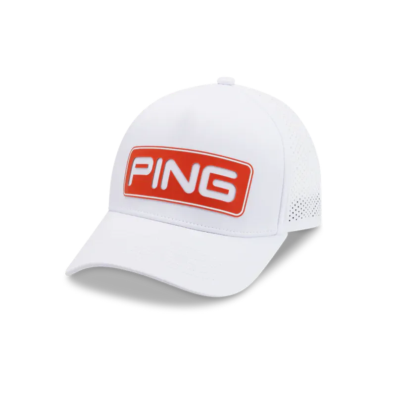 Ping - Tour Vented Cap White/ Tango